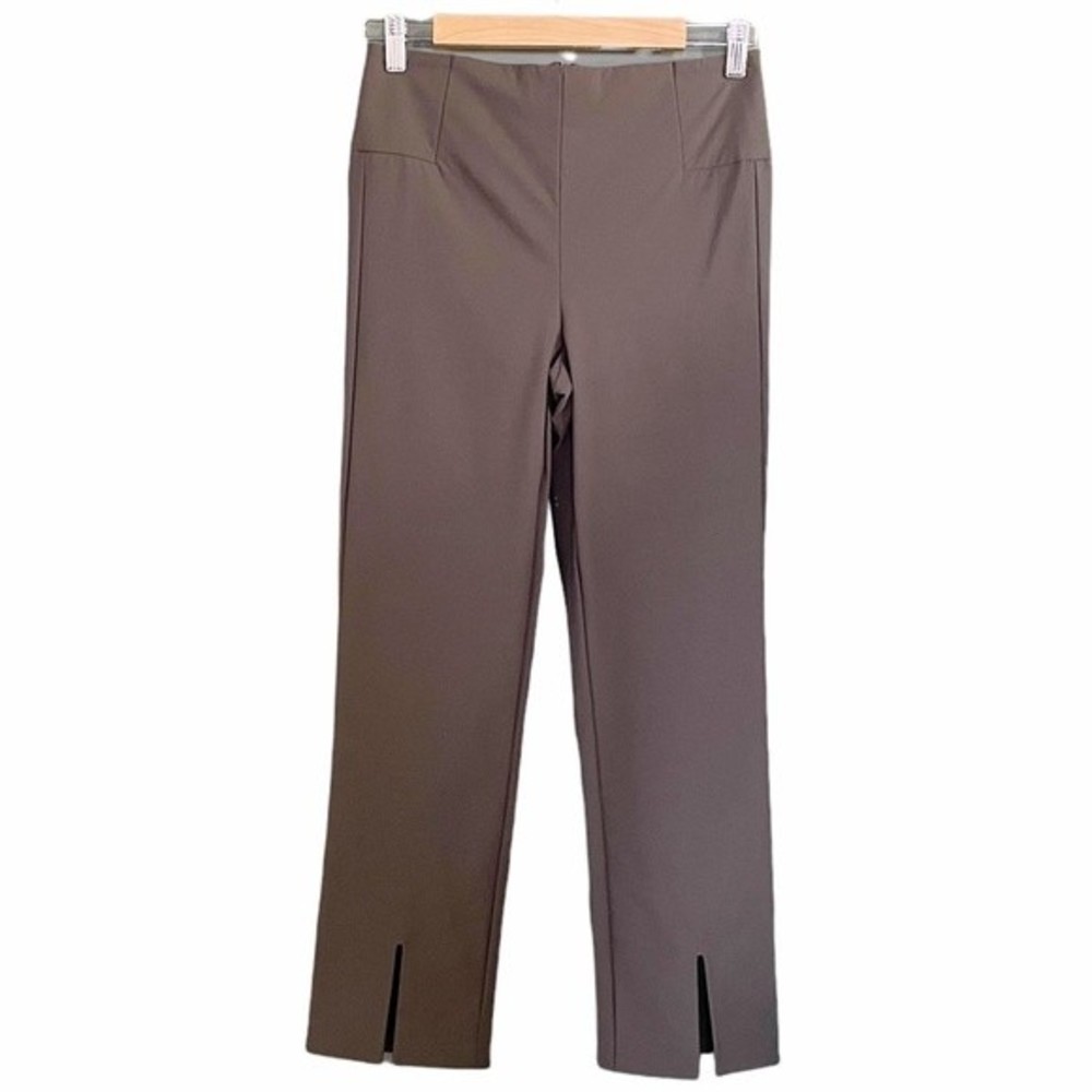Athleta Wander Straight Front Split Hem Pants Mus… - image 1